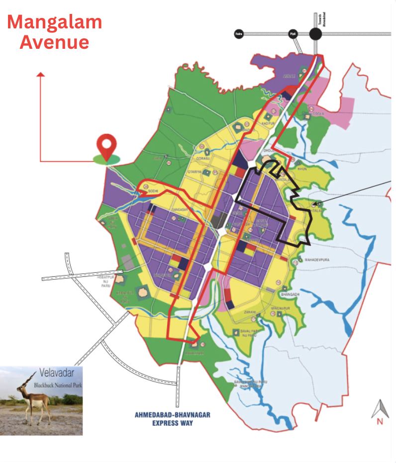 Residential plots at Mangalam Avenue Jinjhar Dhandhuka